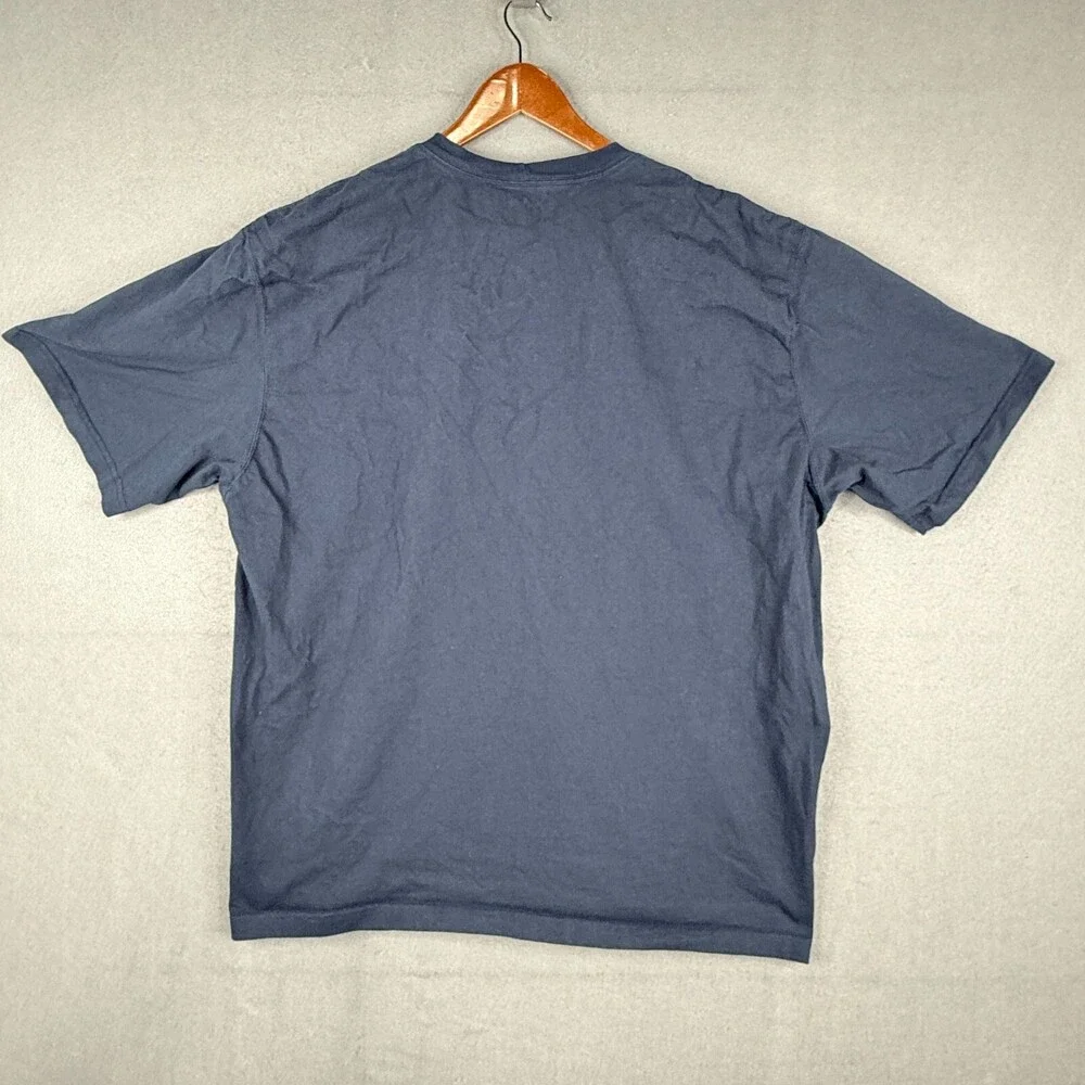 Carhartt Shirt Mens 2XL Loose Fit Blue Short Sleeve Pocket Tee Outdoors Work - Picture 8 of 9